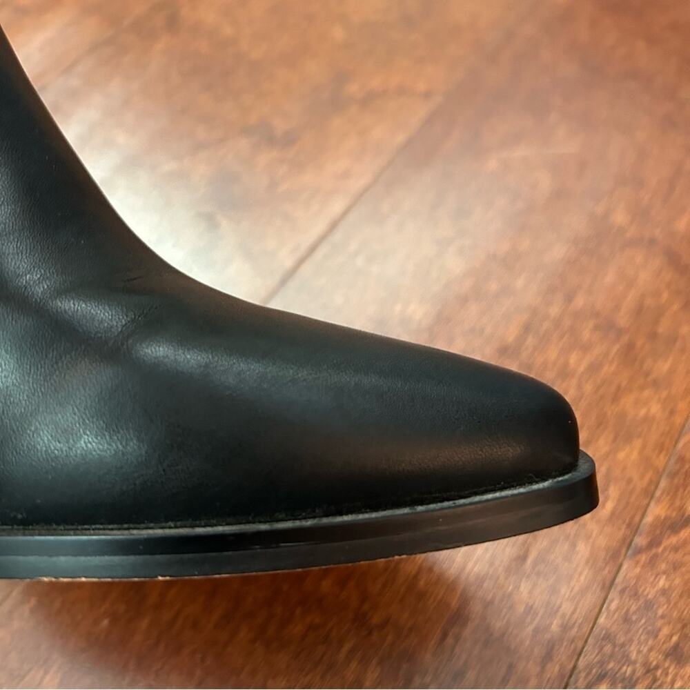 Vince Camuto Doralli Women's Vegan Black Pointed Toe Western Ankle Boots Size 7 - Picture 8 of 16